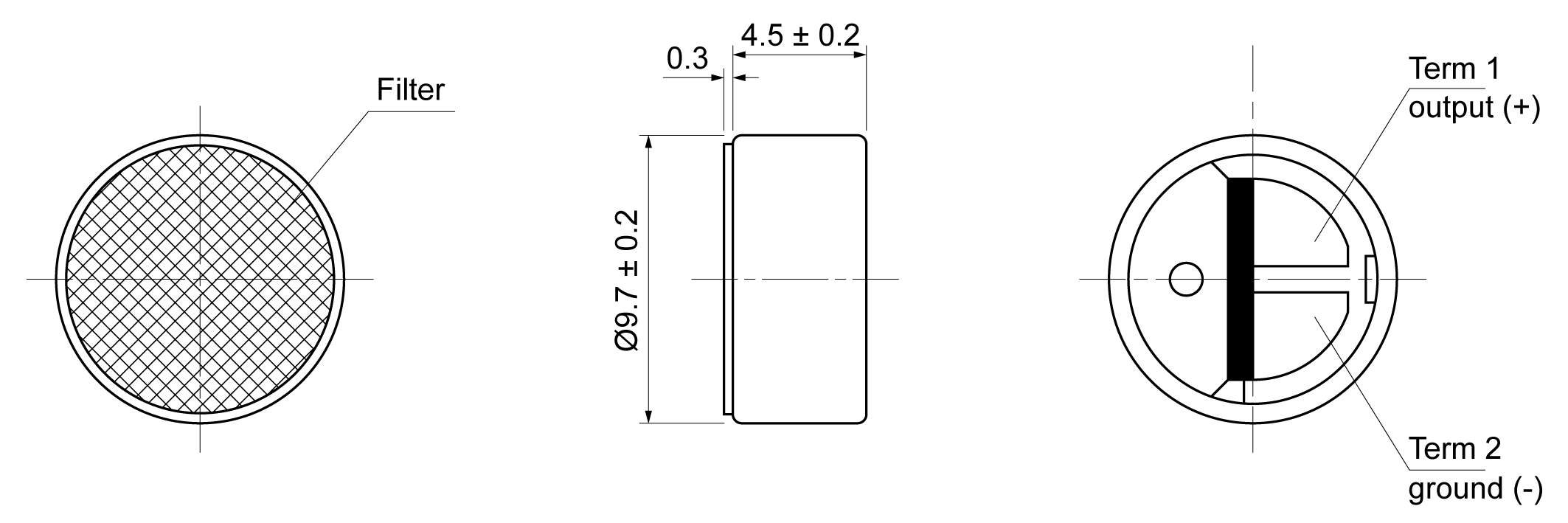 CMO9745-2022-353S Mechanical Drawing